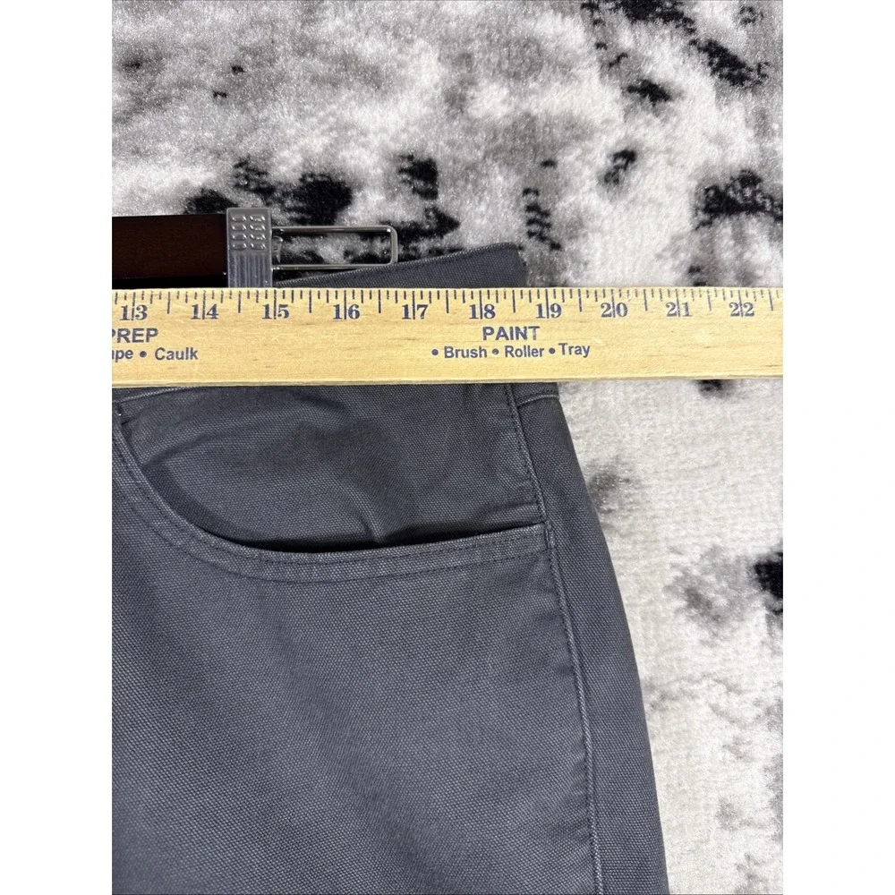 Rei Coop‎ Campwell Pants Mens Size 38x26 Black Gray Outdoors Camping Stretch